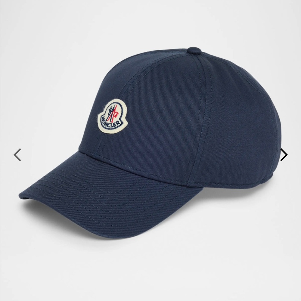 Moncler Navy Blue Cap (Unisex)
